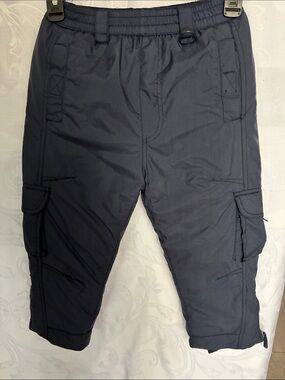 Kids Navy Cargo Snow pants